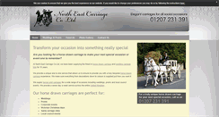 Desktop Screenshot of horsedrawncarriageuk.co.uk