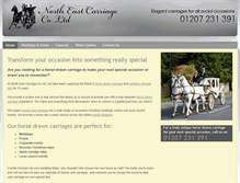 Tablet Screenshot of horsedrawncarriageuk.co.uk